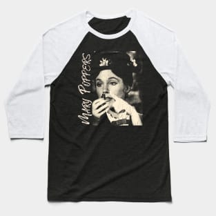 Retro  Mary Poppers Baseball T-Shirt